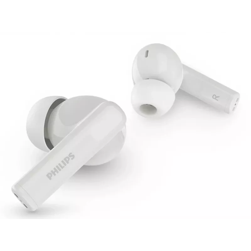 Belaidės ausinės į ausį Philips TAT2520WT/00 – Bluetooth, skirtos pokalbiams ir muzikai, 20–20000 Hz, 10 m atstumas, balta, 40 g