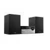 Mikro sistema namams Philips TAM4205M2/12 – 80 W RMS, 2 krypčių garsiakalbiai, Bluetooth, FM, LED ekranas, diskų dėklas (Juoda/Sidabrinė)
