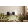 Mikro sistema namams Philips TAM4205M2/12 – 80 W RMS, 2 krypčių garsiakalbiai, Bluetooth, FM, LED ekranas, diskų dėklas (Juoda/Sidabrinė)