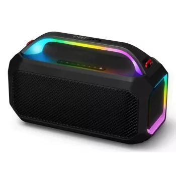 Nešiojama 2.1 garsiakalbių sistema Philips TAS7000EB juoda, 50 W RMS, Bluetooth, USB-C