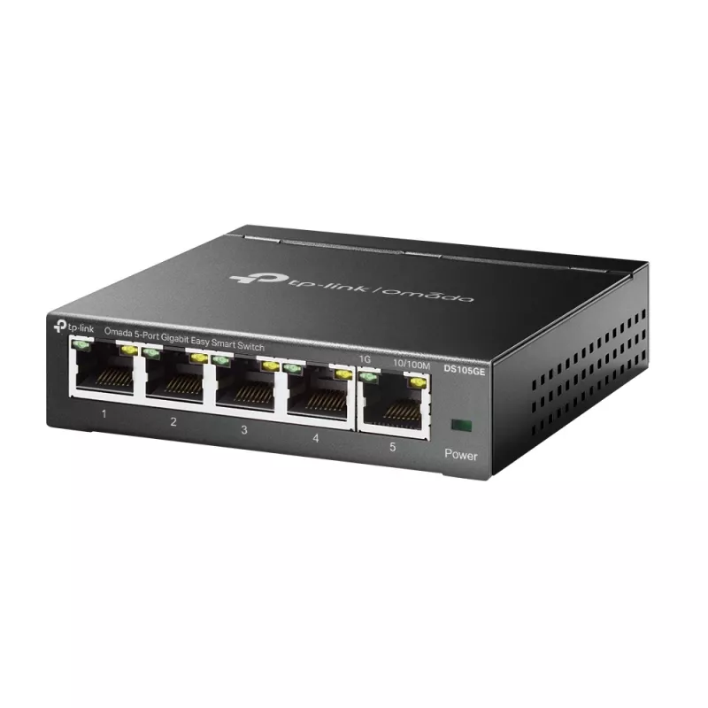 TP-Link Omada DS105GE valdomas L2 Gigabit Ethernet komutatorius (5 prievadai)