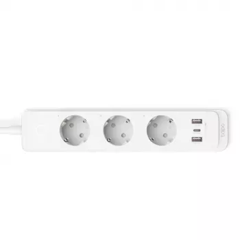 TP-Link Tapo P300 išmanusis ilginimo lizdas su 3 rozetėmis, USB įkrovimu