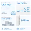 Tinklo maršrutizatorius TP-Link AXE5400 trijų juostų 2,4 GHz 5 GHz 6 GHz Wi-Fi 6E