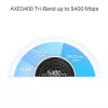 Tinklo maršrutizatorius TP-Link AXE5400 trijų juostų 2,4 GHz 5 GHz 6 GHz Wi-Fi 6E