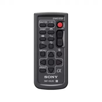 Sony RMT-DSLR2 nuotolinio valdymo pultas, skaitmeniniams fotoaparatams, įkraunamas, juodas