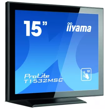 iiyama T1532MSC-B5AG POS monitorius 38,1 cm (15 colių) 1024 x 768 pikseliai liečiamasis ekranas