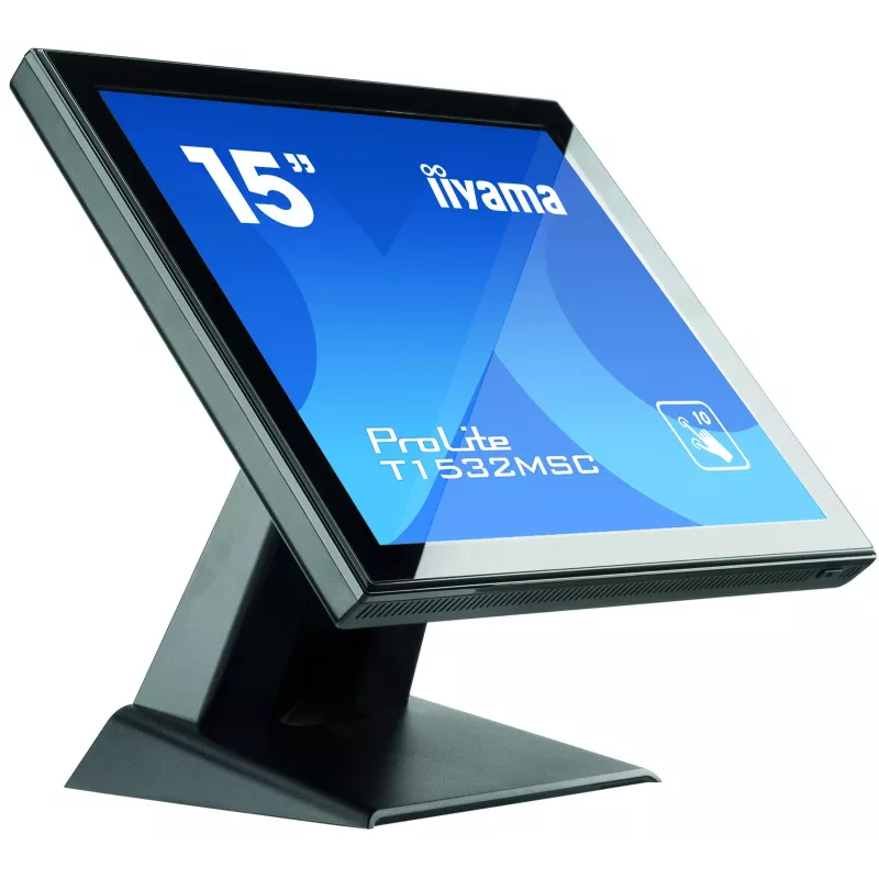 iiyama T1532MSC-B5AG POS monitorius 38,1 cm (15 colių) 1024 x 768 pikseliai liečiamasis ekranas