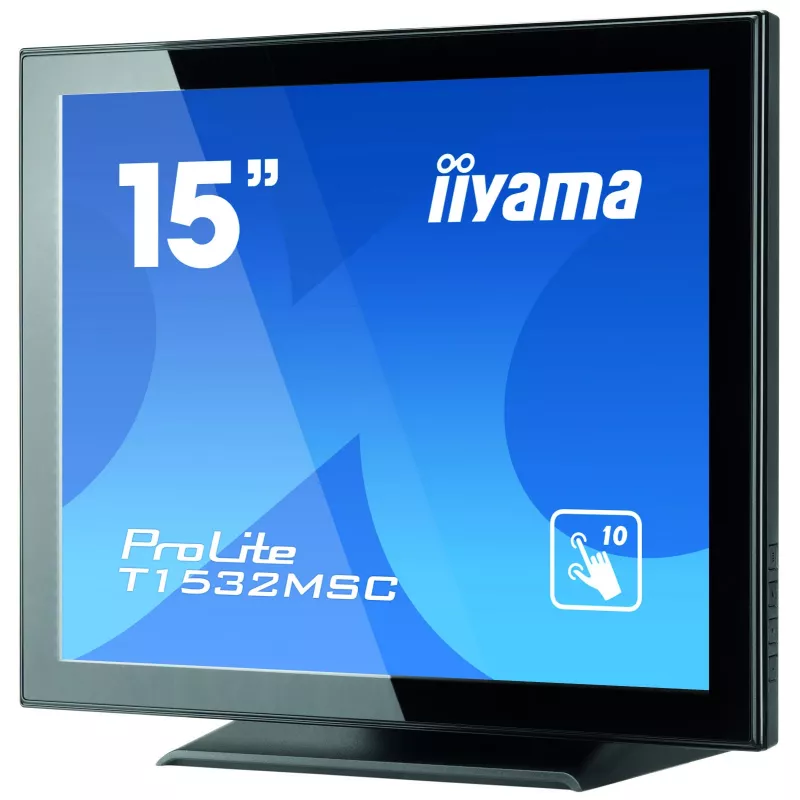iiyama T1532MSC-B5AG POS monitorius 38,1 cm (15 colių) 1024 x 768 pikseliai liečiamasis ekranas