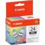 Original Canon BCI-24 juodos spalvos rašalo kasetė 2 vnt.