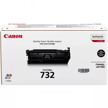 Kasetė su toneriais Canon 732K – Originali juoda, lazerinė, išeiga 6100 puslapių, 1 vnt.