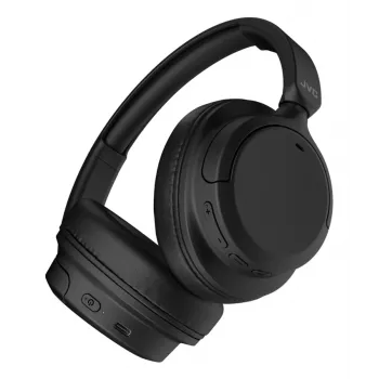 JVC belaidės ausinės su triukšmo slopinimu, ausinės ant galvos, USB Type-C, Bluetooth, juodos