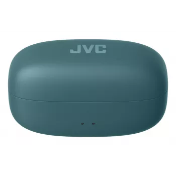 Ausinės JVC HA-NP1T TWS belaidės, ausų segtukai, skambučiams/muzikai, USB Type-C, Bluetooth, mėlyna, auksinė
