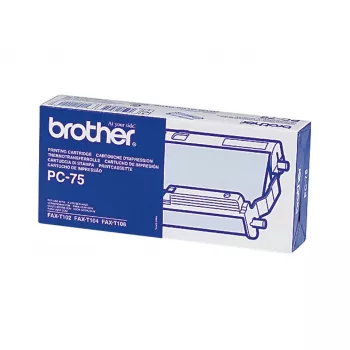 Brother PC-75 faksimilės kasetė su juostele, 144 puslapiai, juoda, 1 vnt.
