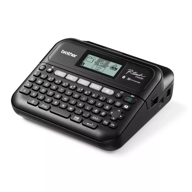 Brother PT-D460BTVP etikečių spausdintuvas, terminis perdavimas, 180 x 180 DPI, 30 mm/s, laidinis ir belaidis, TZe, Bluetooth, QWERTY