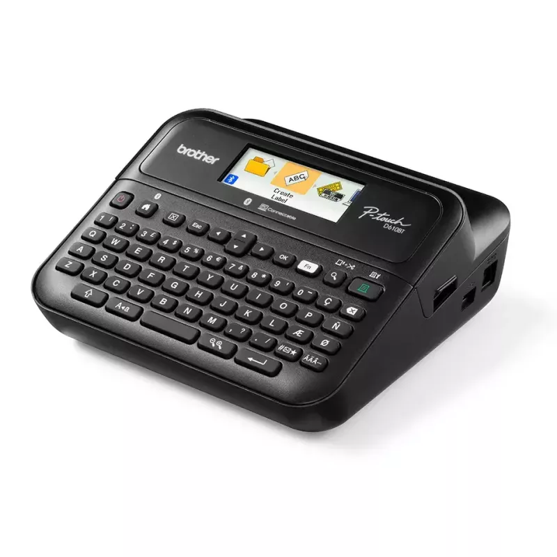 Etikečių spausdintuvas Brother PT-D610BTVP, terminis pernešimas, 180 x 360 DPI, 30 mm/s, laidinis ir belaidis, „Bluetooth“, TZe juostos