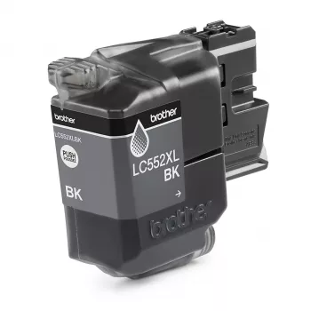 Originalus kasečių blokas Brother LC552XLBK juoda pigmentinė, vienetinis, išeiga ~3000 puslapių