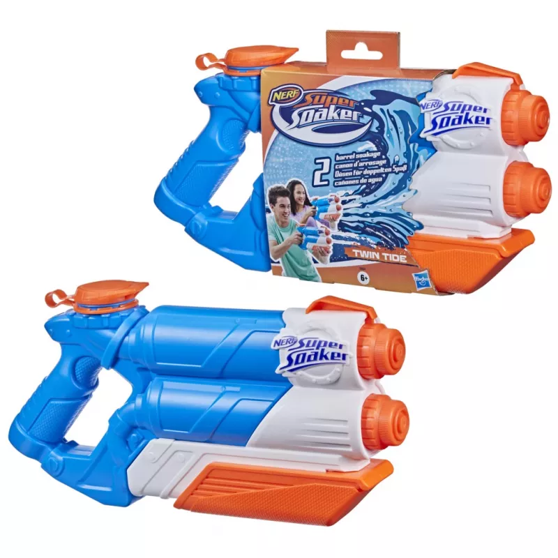Žaislinis vandens pistoletas Nerf Super Soaker Twin Tide, įvairiaspalvis
