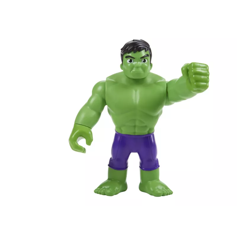 Marvel Spidey and His Amazing Friends Supersized Hulk figūrėlė, 3 m., įvairiaspalvė, plastikas