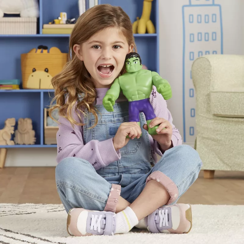 Marvel Spidey and His Amazing Friends Supersized Hulk figūrėlė, 3 m., įvairiaspalvė, plastikas