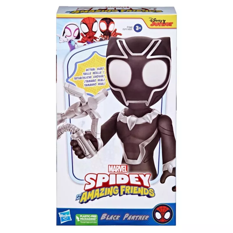 Marvel Spidey ir jo nuostabūs draugai didelė Juodoji pantera veiksmo figūrėlė, ikimokykliniai superherojų žaislai