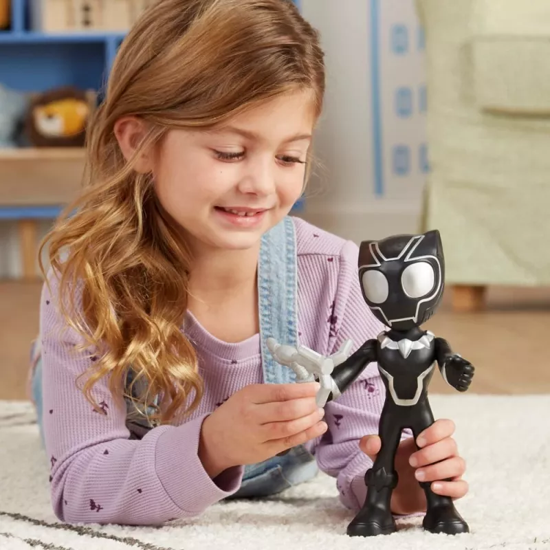 Marvel Spidey ir jo nuostabūs draugai didelė Juodoji pantera veiksmo figūrėlė, ikimokykliniai superherojų žaislai