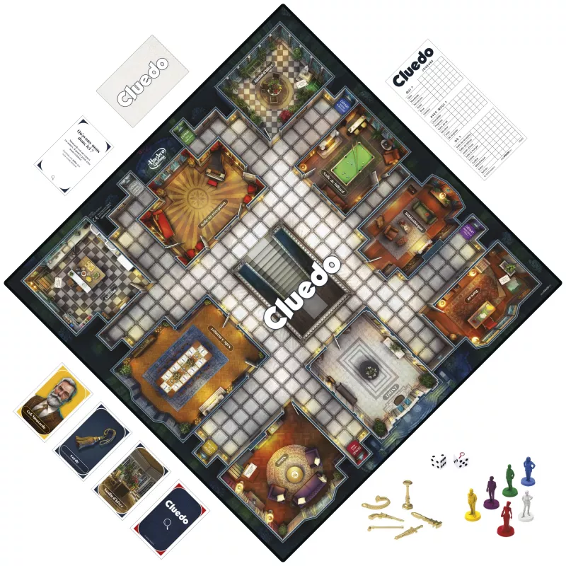 Hasbro Gaming Cluedo 45 min Stalo žaidimas Detektyvas