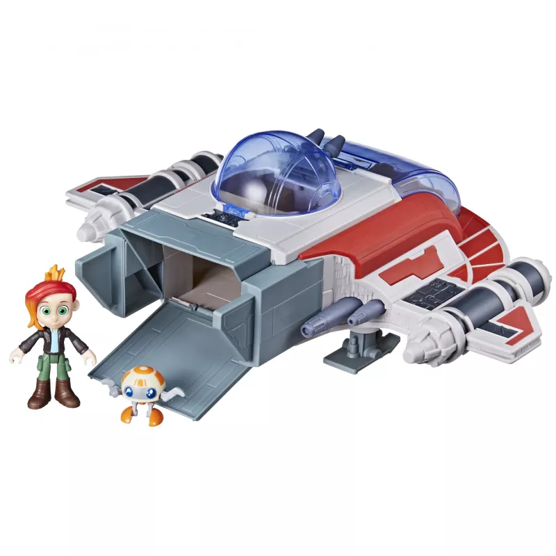 Žaislų rinkinys Star Wars The Crimson Firehawk laivas ir veikėjai (17 colių)