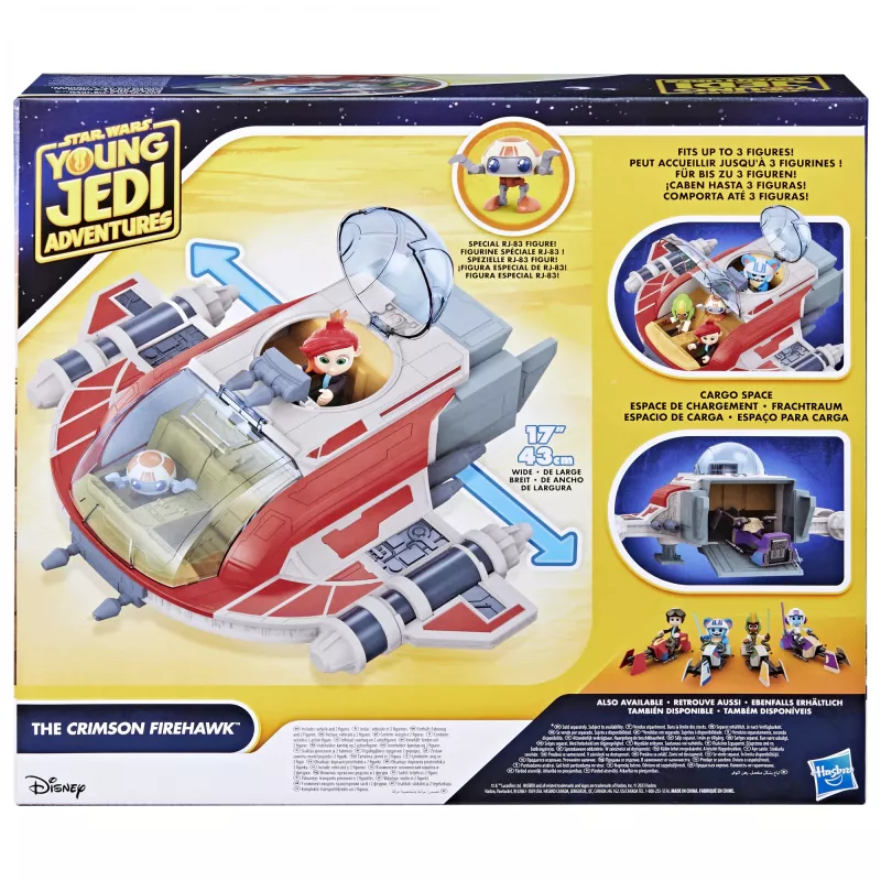 Žaislų rinkinys Star Wars The Crimson Firehawk laivas ir veikėjai (17 colių)