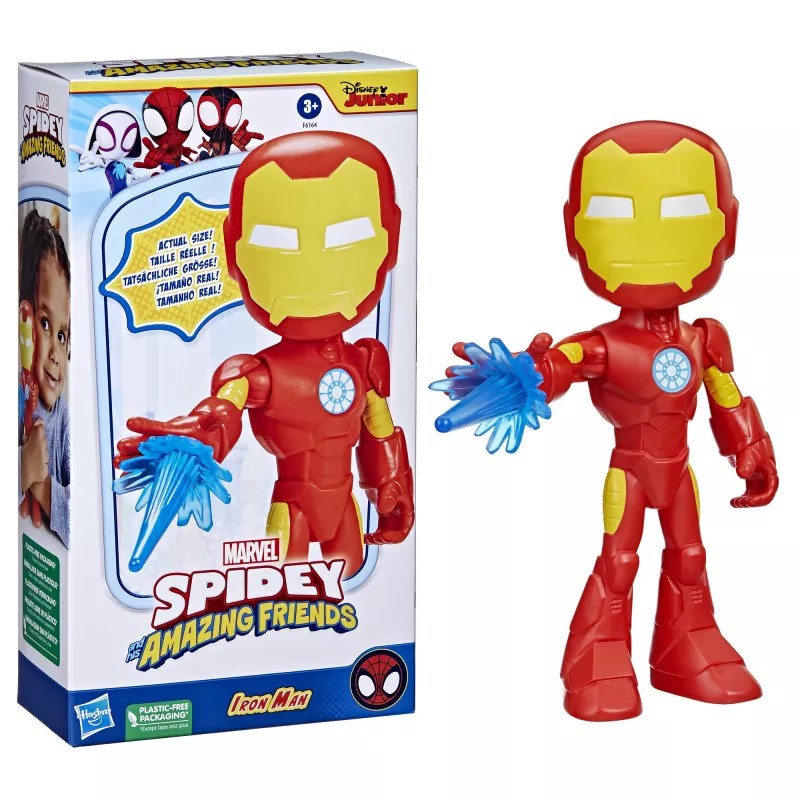 Marvel Spidey ir Jo Nuostabūs Draugai Didysis Geležinis Žmogus, 3 m., Marvel, Raudona, Geltona