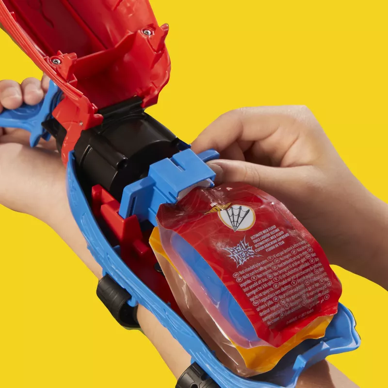 Žaislinis riešinis blasteris Marvel Spider-Man Real Webs Ultimate Web Blaster