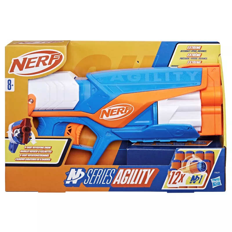Šaudyklė NERF N Series Agility mėlyna oranžinė balta 8+ metų