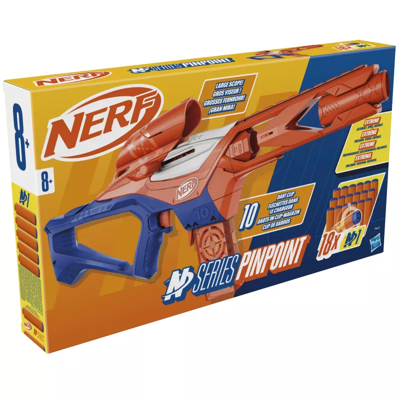 Vaidybinis šautuvas NERF Nerf N Series Pinpoint Blue Orange 8+
