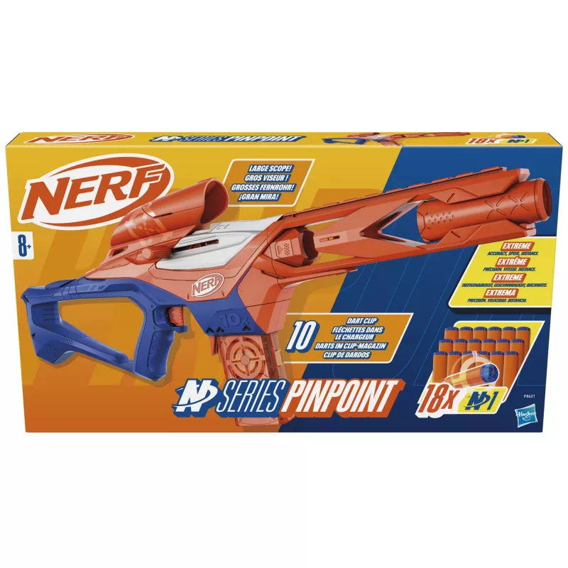Vaidybinis šautuvas NERF Nerf N Series Pinpoint Blue Orange 8+