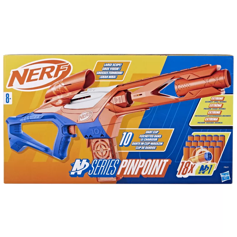 Vaidybinis šautuvas NERF Nerf N Series Pinpoint Blue Orange 8+