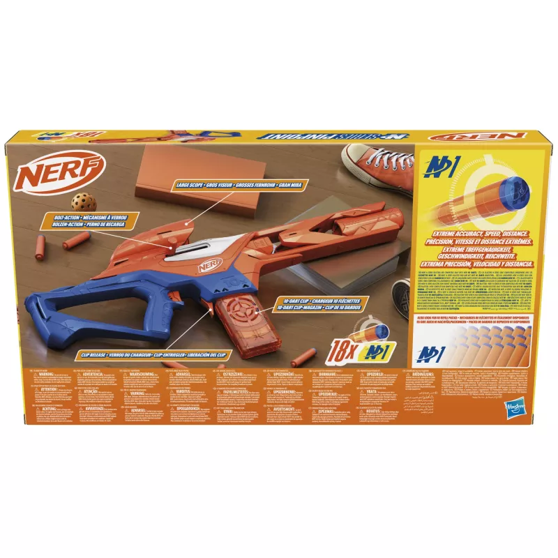 Vaidybinis šautuvas NERF Nerf N Series Pinpoint Blue Orange 8+