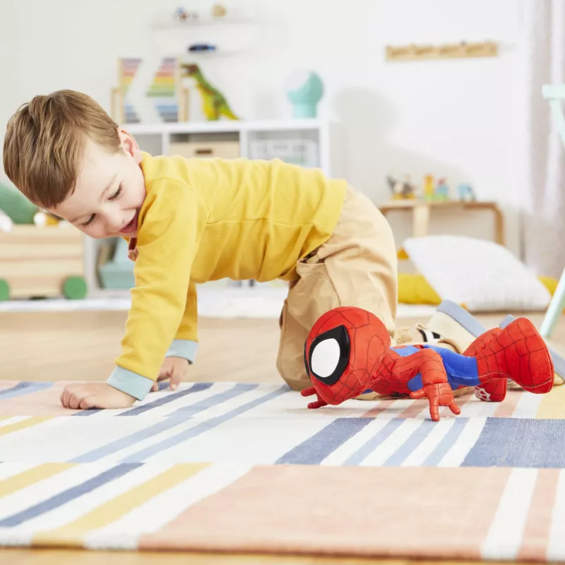 Marvel Spidey ir Jo Nuostabūs Draugai Šokantis ir Ropojantis Spidey, Interaktyvus Minkštas Žaislas su Muzika ir Garsais