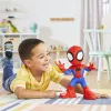 Marvel Spidey ir Jo Nuostabūs Draugai Šokantis ir Ropojantis Spidey, Interaktyvus Minkštas Žaislas su Muzika ir Garsais