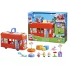 Peppa Pig 2-in-1 vakarėlių autobusas, veiksmo/nuotykių, 3 m., įvairiaspalvis, plastikinis