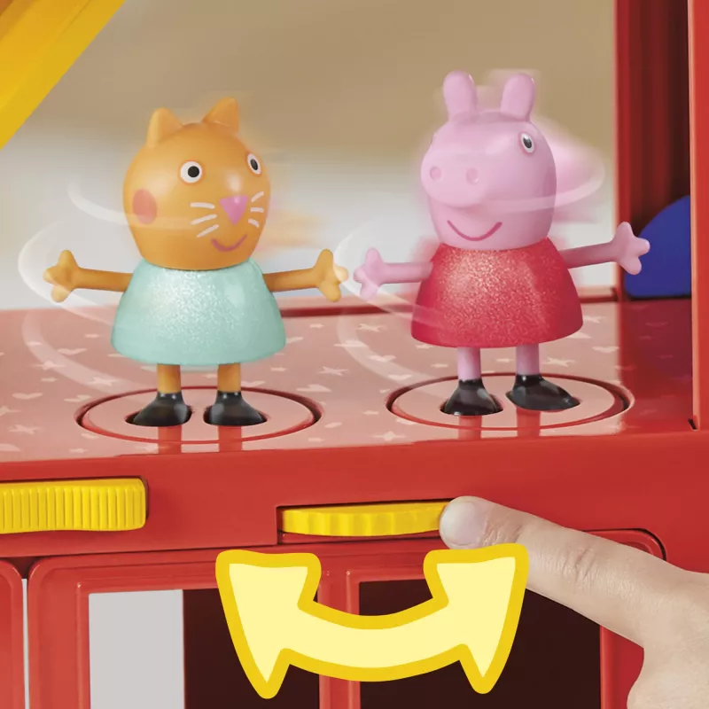 Peppa Pig 2-in-1 vakarėlių autobusas, veiksmo/nuotykių, 3 m., įvairiaspalvis, plastikinis