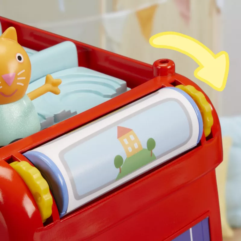 Peppa Pig 2-in-1 vakarėlių autobusas, veiksmo/nuotykių, 3 m., įvairiaspalvis, plastikinis