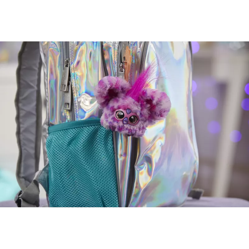 Furby Furblet Hip-Bop – interaktyvus mini Furby žaislas su raktų pakabuku