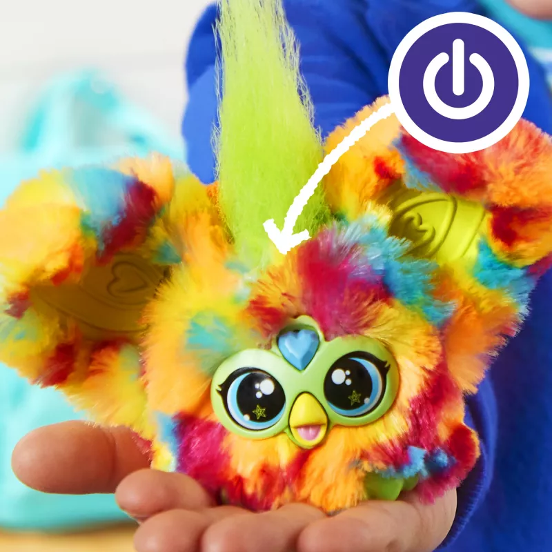 Furby Furblet Pix-Elle – interaktyvus žaislinis personažas su garsu