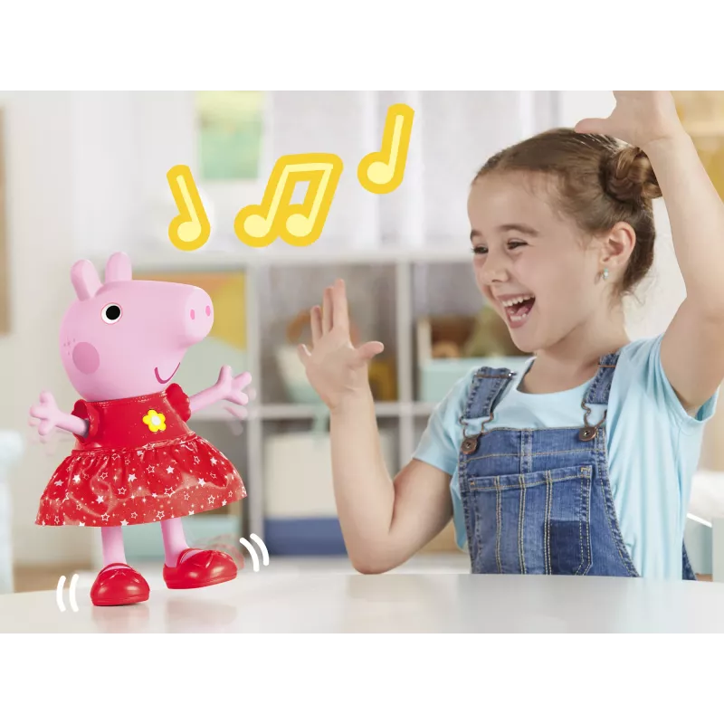 Peppa Pig Peppa’s Muddy Puddles Party muzikinė šokanti lėlė