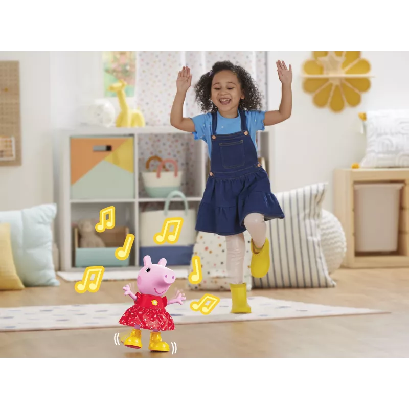 Peppa Pig Peppa’s Muddy Puddles Party muzikinė šokanti lėlė