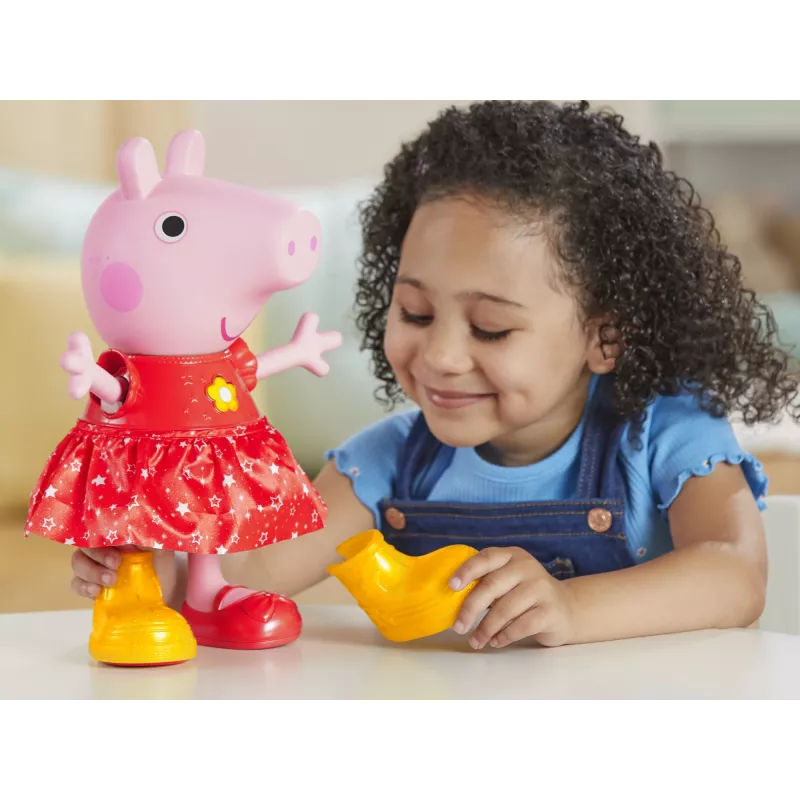 Peppa Pig Peppa’s Muddy Puddles Party muzikinė šokanti lėlė
