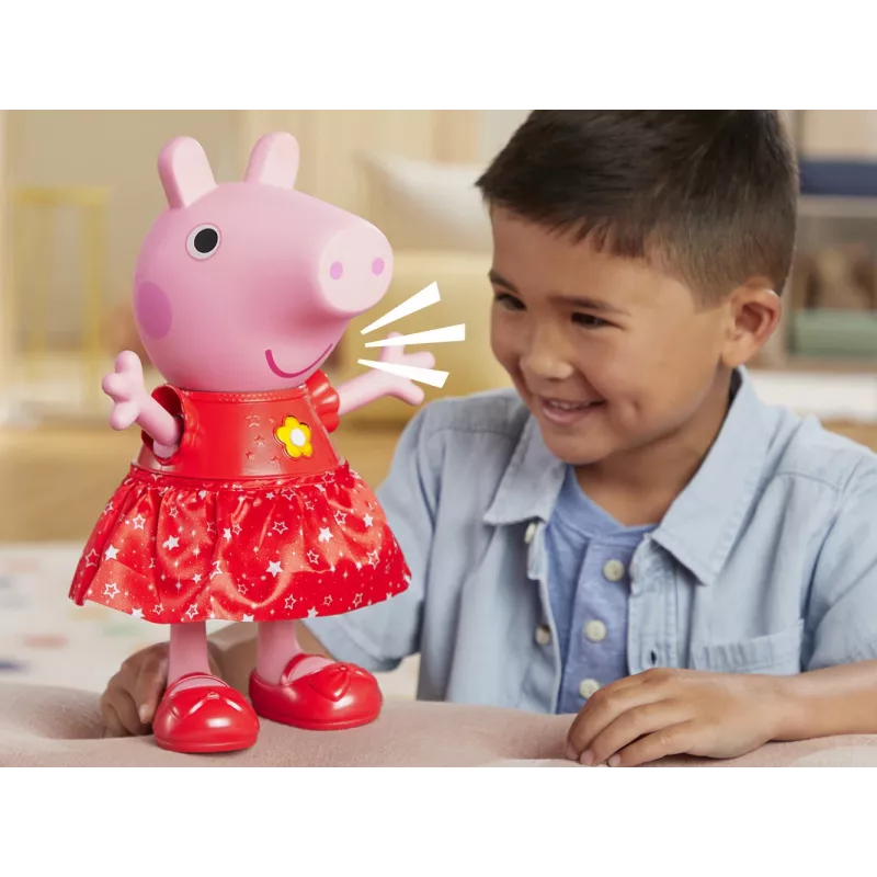 Peppa Pig Peppa’s Muddy Puddles Party muzikinė šokanti lėlė