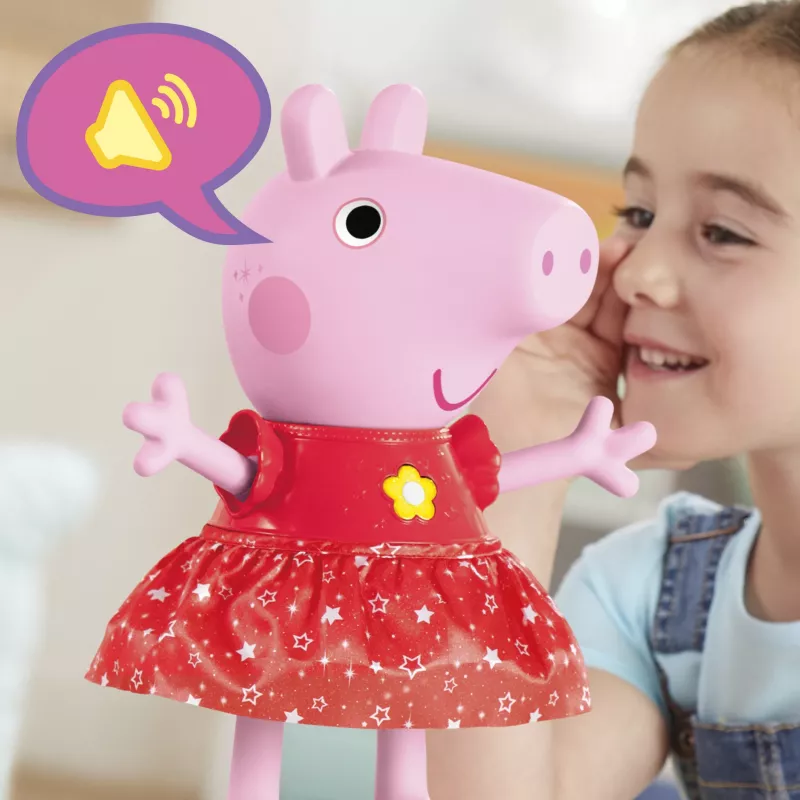 Peppa Pig Peppa’s Muddy Puddles Party muzikinė šokanti lėlė