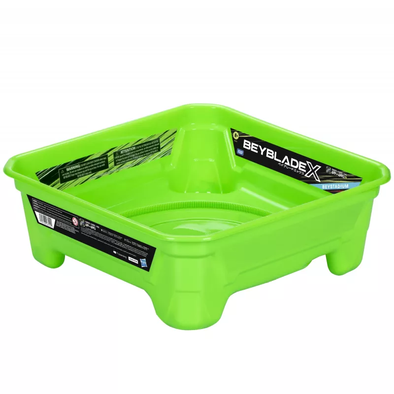 Beyblade X Beystadium Battle Arena stadionas, 8 m., Žalias, Plastikas, 234 g