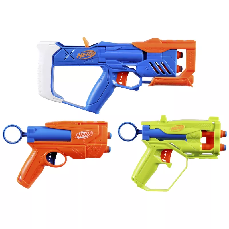 Nerf N Series Triple Action Pack – žaislinis šaudyklų rinkinys, 3 vnt., 8+ metų