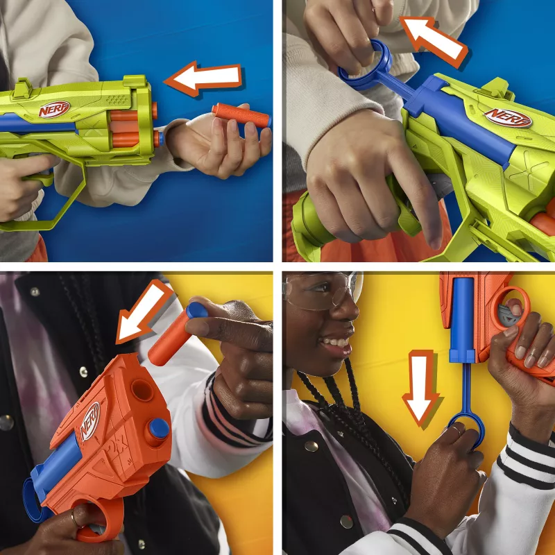 Nerf N Series Triple Action Pack – žaislinis šaudyklų rinkinys, 3 vnt., 8+ metų